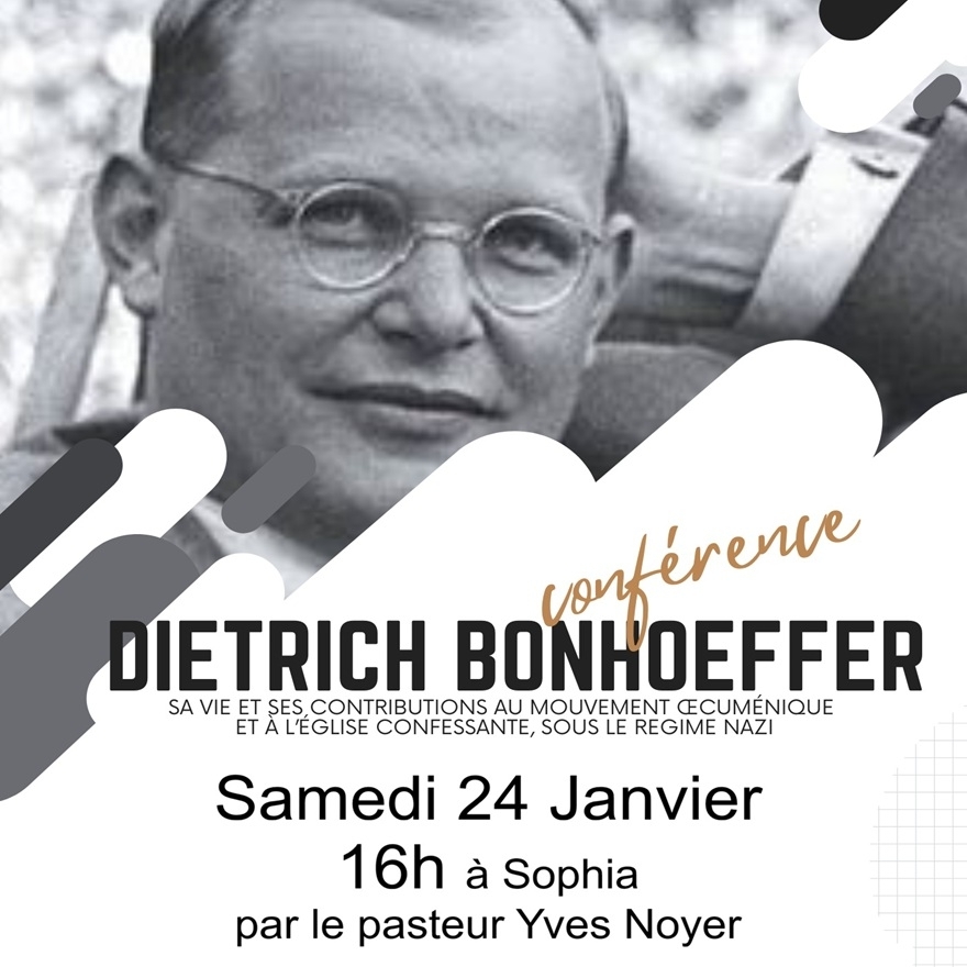 Conférence Dietich Bonhoeffer
